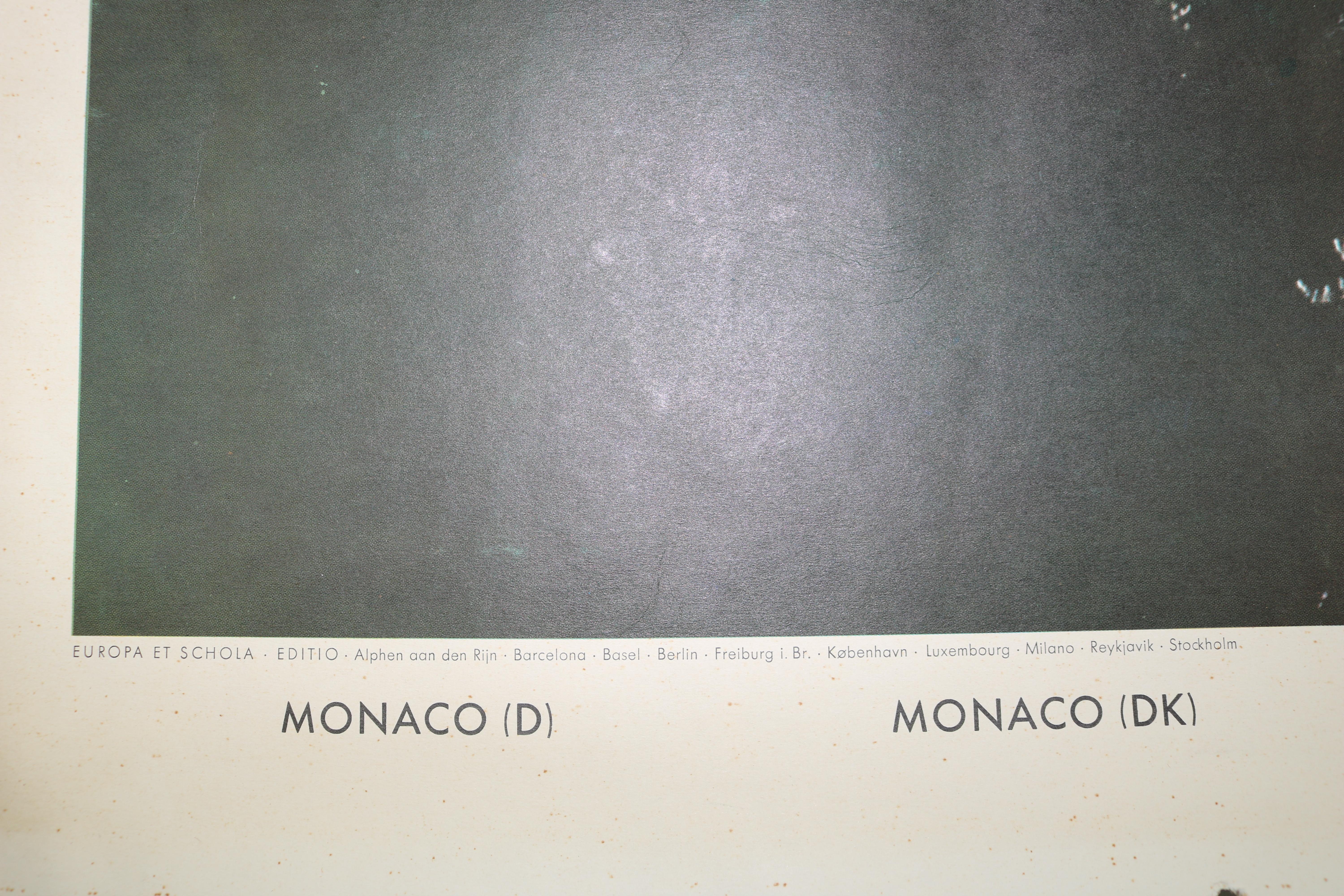 Schule-Wandtafel – Monaco im Angebot 3