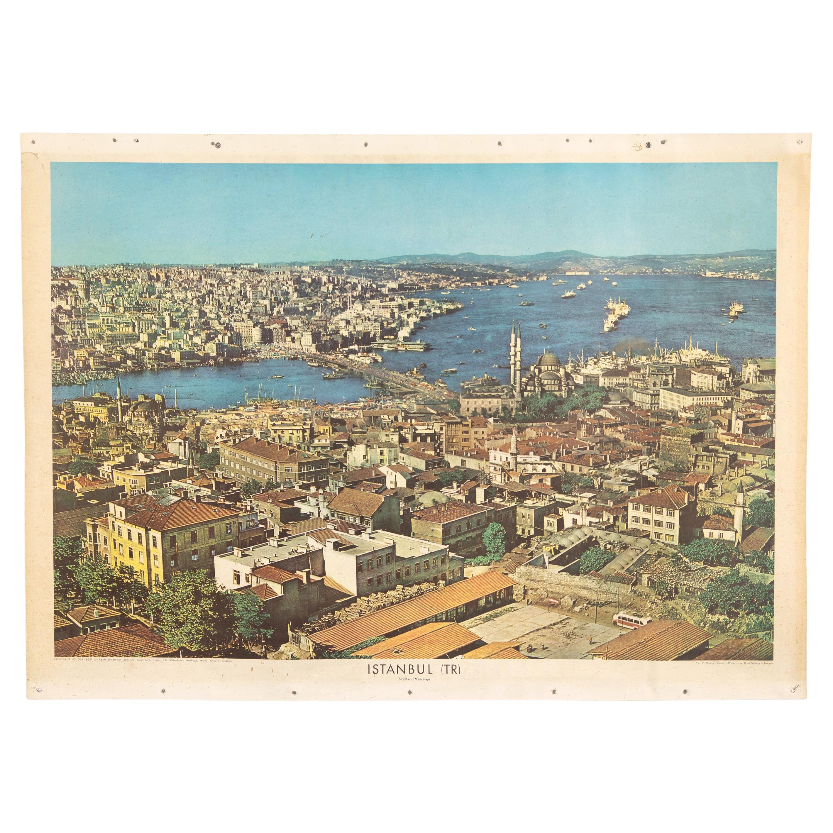 School Wall Charts, City Istanbul For Sale