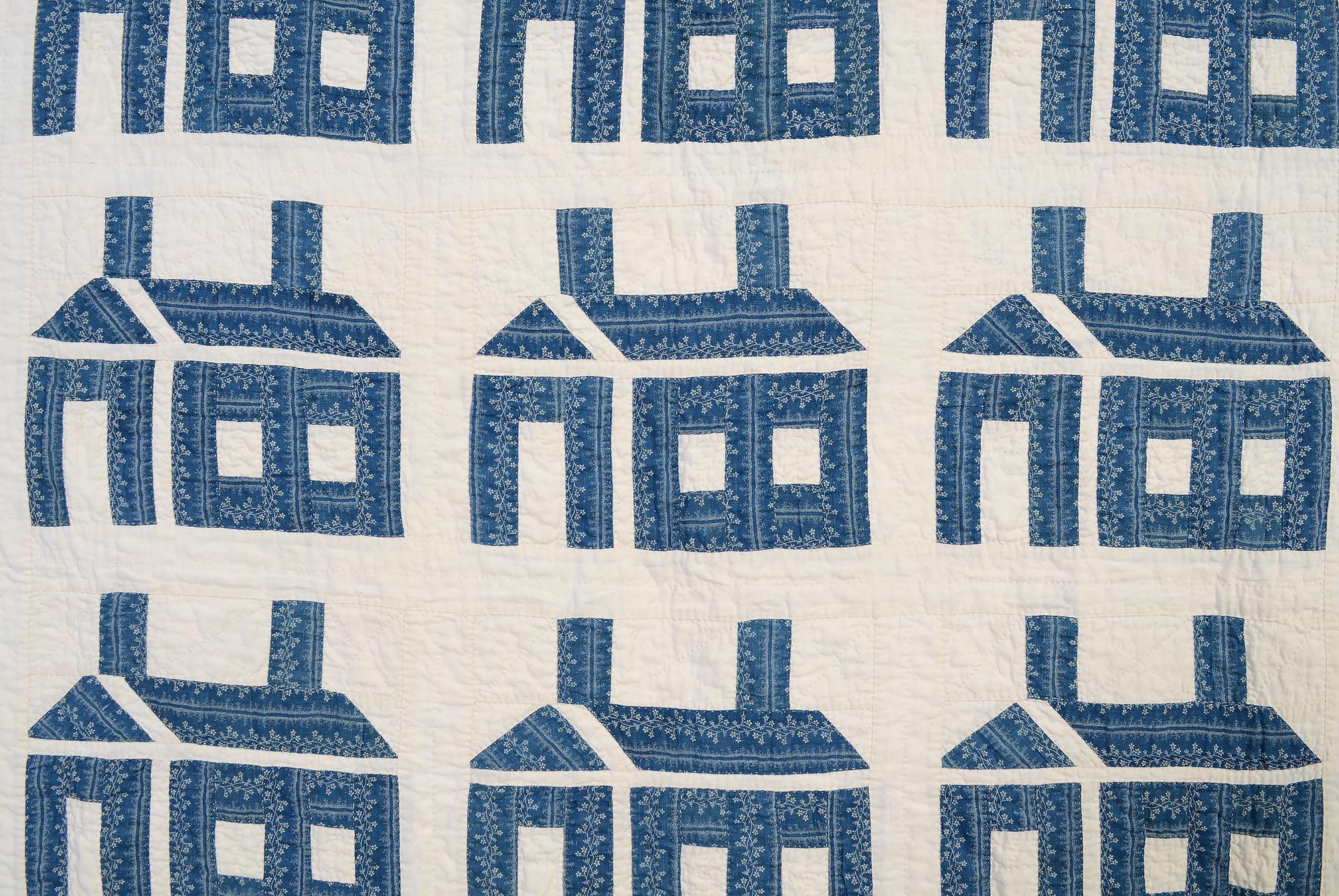 Folk Art Schoolhouse Quilt