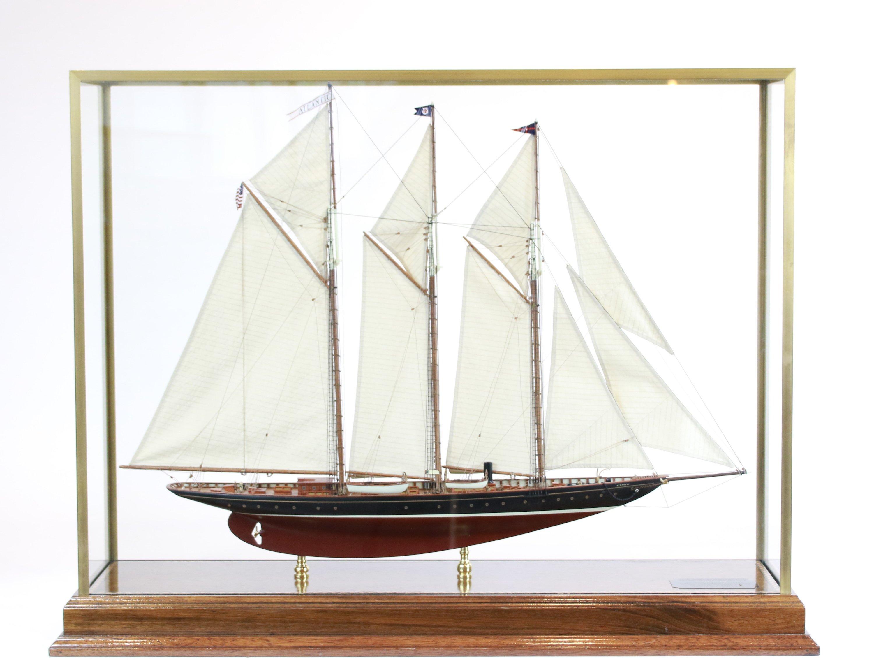 Model of the 1903 3-masted schooner yacht 