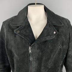 SCHOTT Size XL Black Suede PERFECTO Motorcycle Jacket