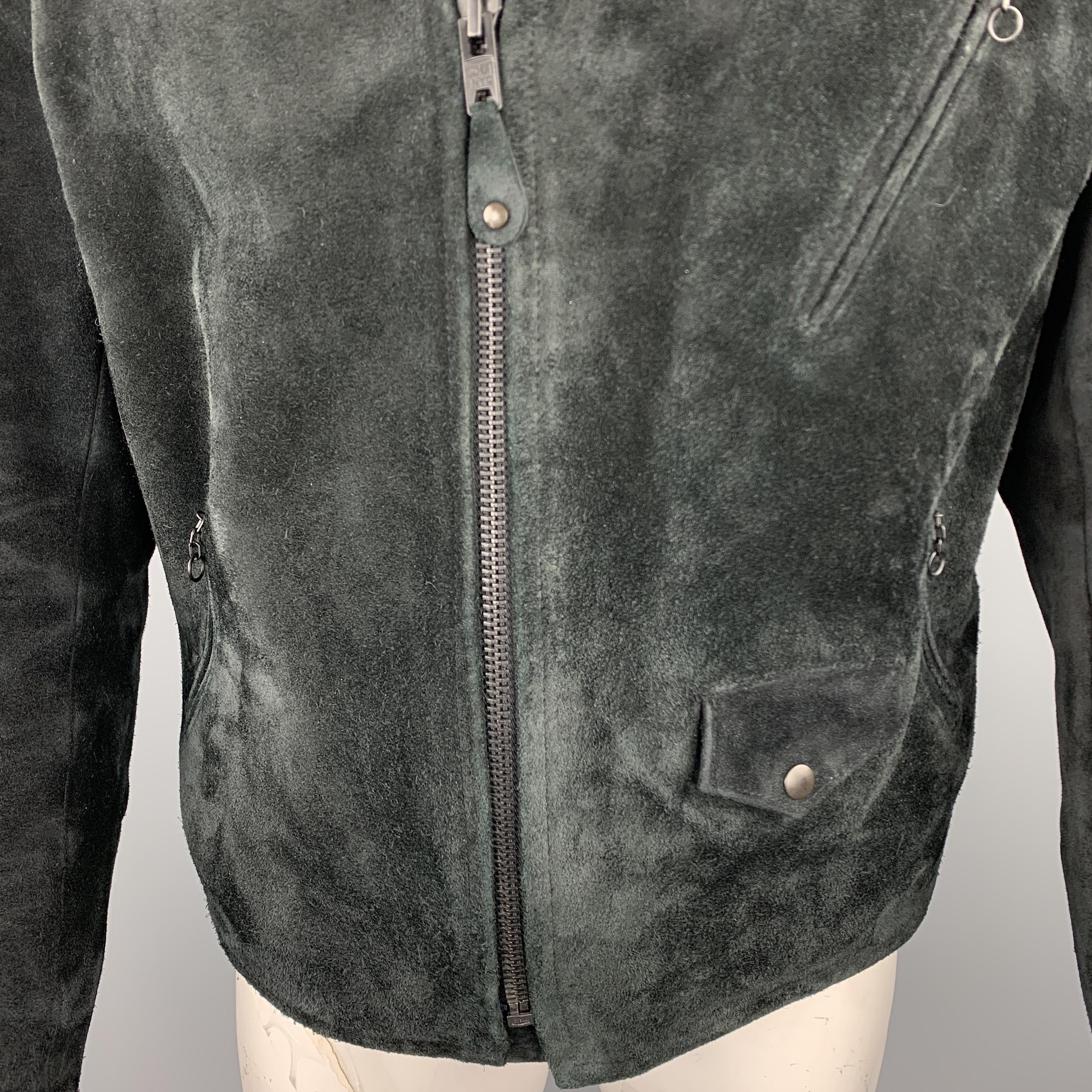 schott suede perfecto
