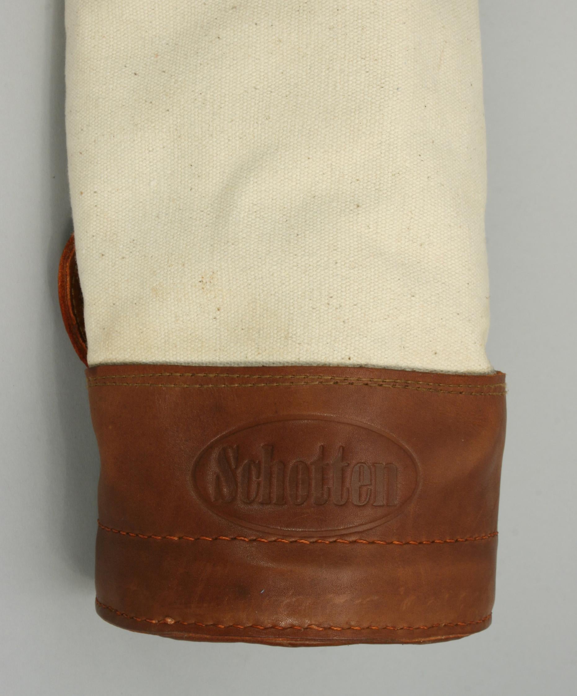 Schotten Canvas Golftasche im Stil der 1930er Jahre (Leinwand)