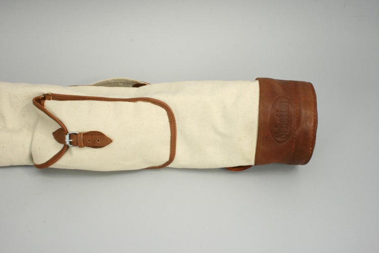 Schotten Canvas Golf Bag in a Vintage 1930s Style at 1stDibs  canvas  sunday golf bag, antique golf bag, canvas leather golf bag