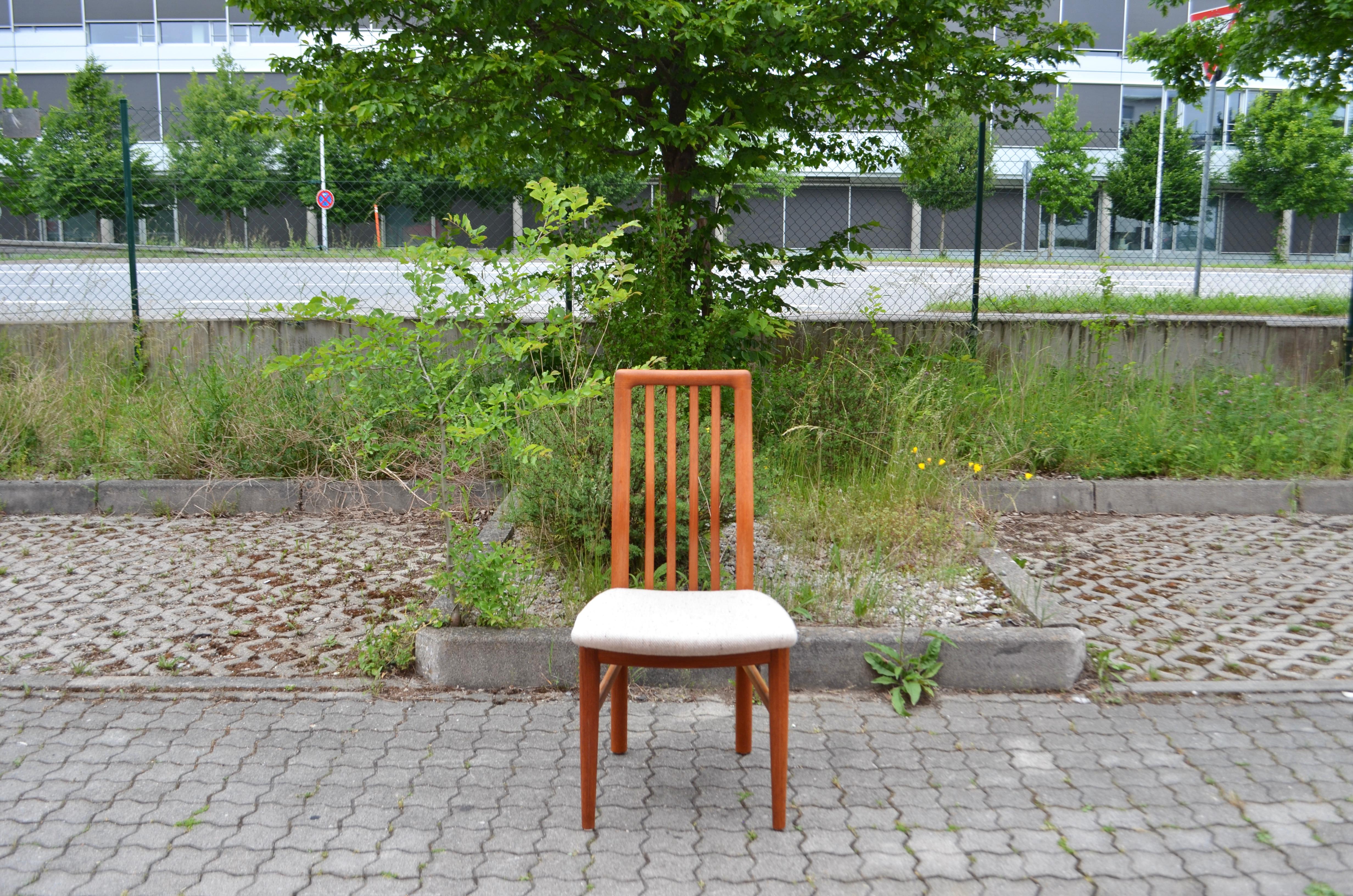 Schou Andersen Kai Kristiansen Model 170 Danish Teak Dining Chair Set of 6 7