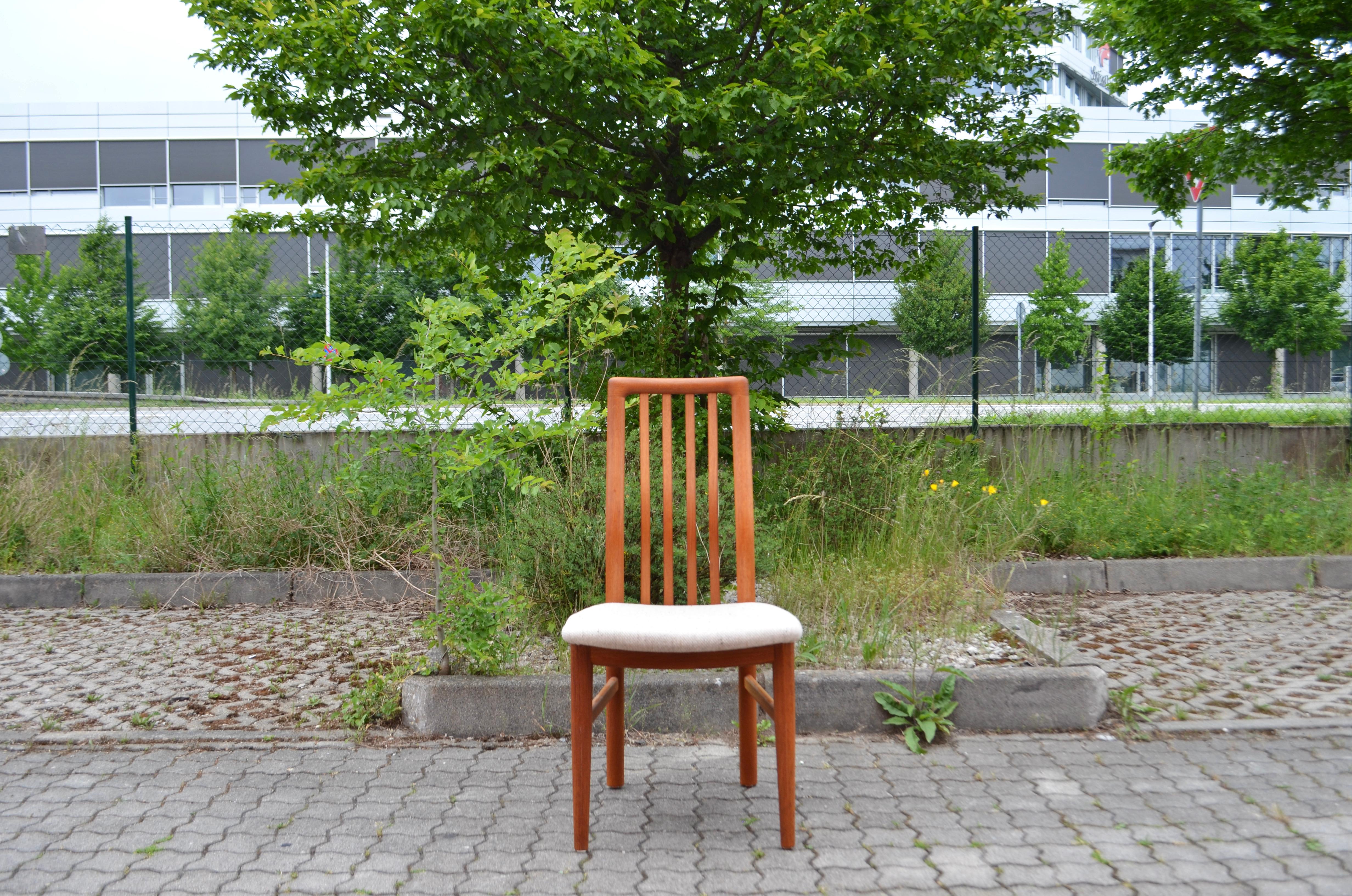 Oiled Schou Andersen Kai Kristiansen Model 170 Danish Teak Dining Chair Set of 6