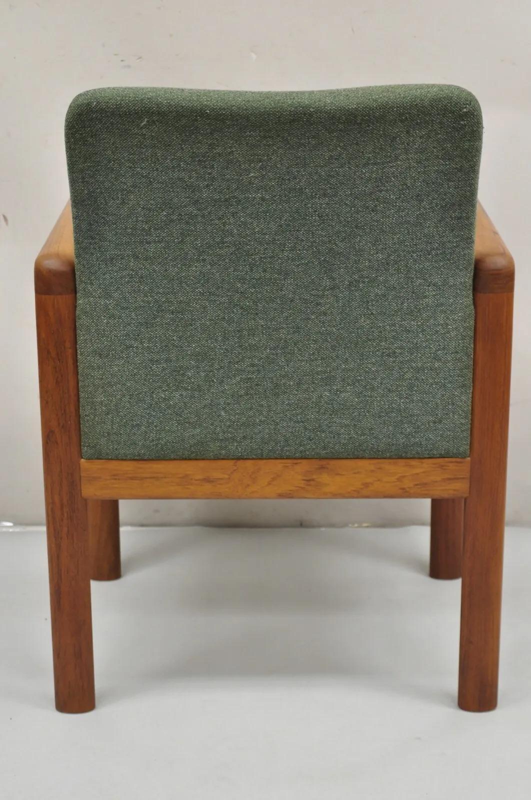 Schou Andersen Mobelfabrik Teak Wood Mid Century Danish Modern Arm Chair For Sale 4