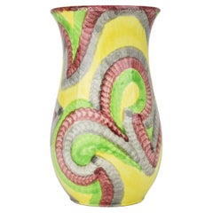 Antique Schramberg Eva Zeisel Gobelin Majolica Ceramic Vase Art Deco Bauhaus Era