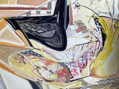 Schreiber American Mid Century Modernist Abstract Painting