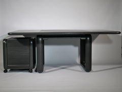 Schreibtisch & Rollschrank HOMBRE Massivholz von B. Vogtherr für Rosenthal 70er