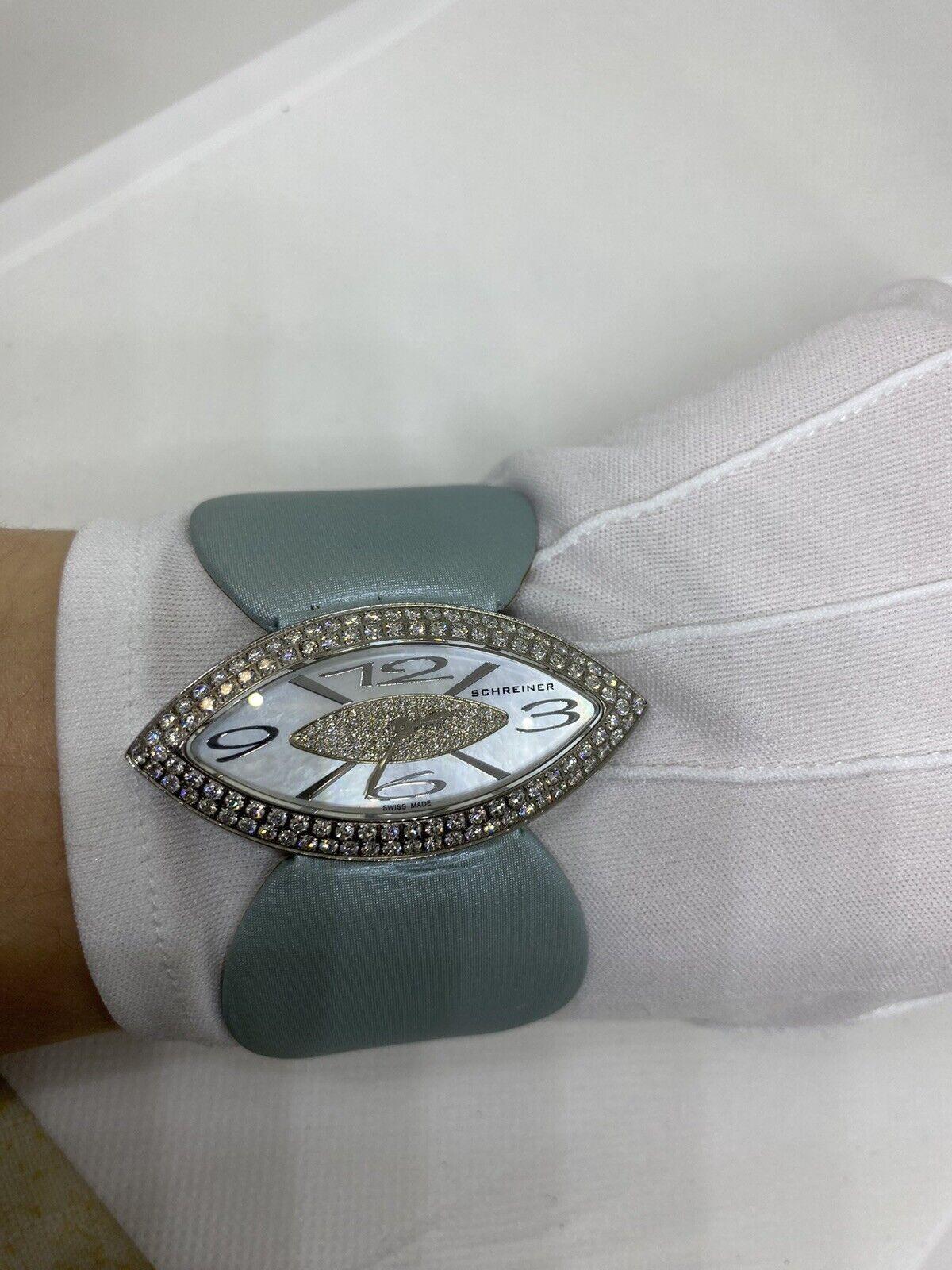Schreiner Marquise Haute Joaillerie watch In Good Condition For Sale In Forest Hills, NY