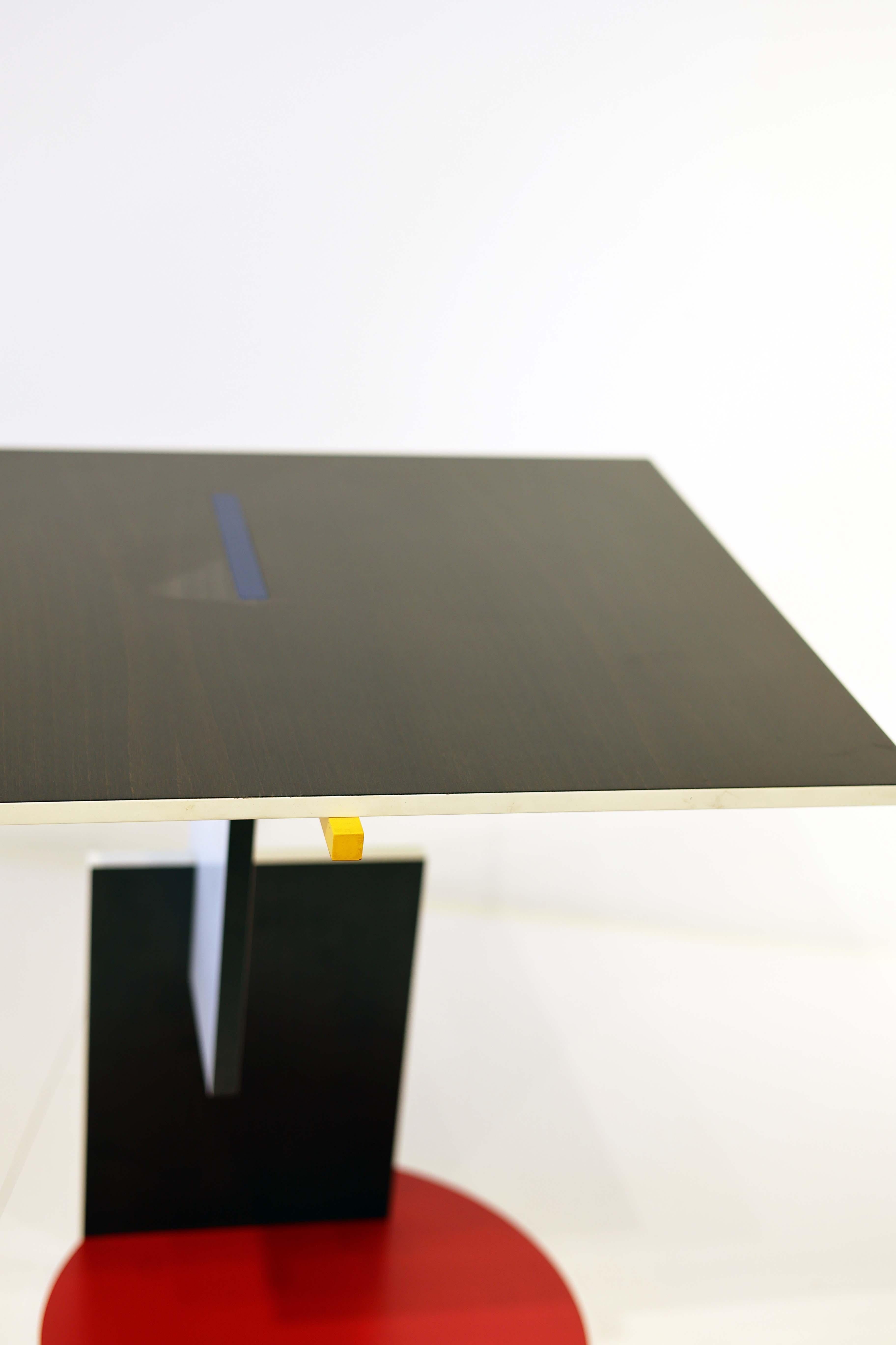 Late 20th Century Schroeder One Low Table by Gerrit Rietveld for Cassina, Italy