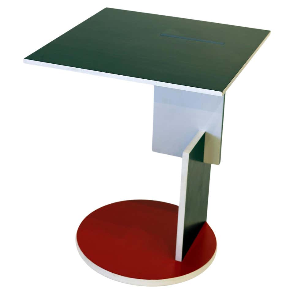 Shroder Table Schroeder 1 Side Table Designed by Gerrit Rietveld by Cassina Italy ...