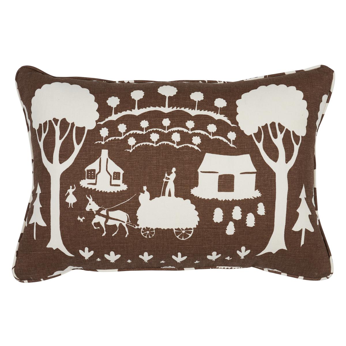 Schuamcher Brimfield 20" Pillow in Cinder For Sale at 1stDibs