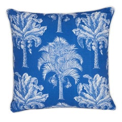 Schuamcher Grand Palms I/O 22" Pillow in Navy