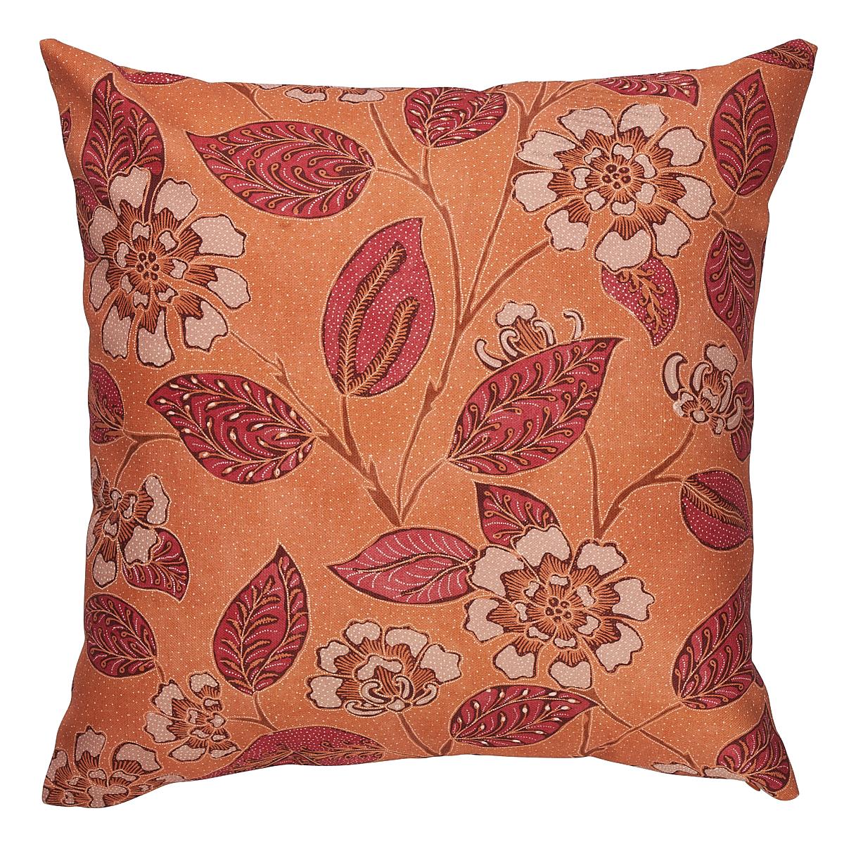 Schuamcher Kava Cay I/O 18" Pillow in Mango For Sale