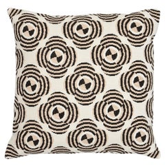 Schuamcher Le Moderne Cut Velvet 20" Pillow in Neutral