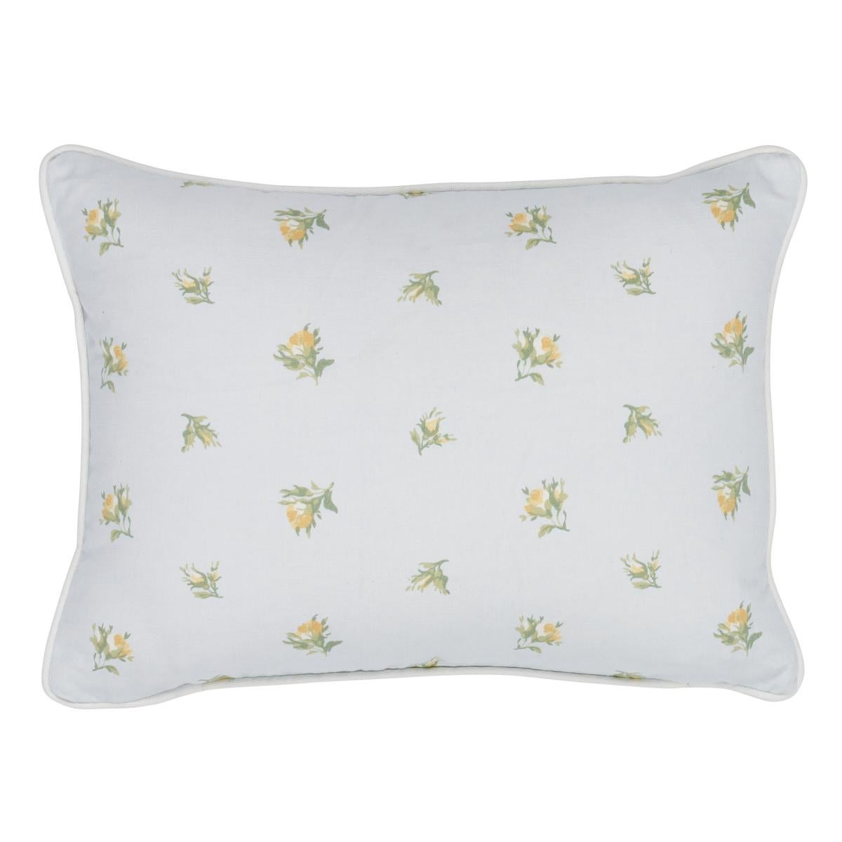 Schuamcher Margie Floral 16" Pillow in Marigold For Sale