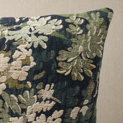 Schuamcher Verdure Tapestry 20" Pillow in Peacock