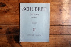 Schubert Impromptu Op. 99 No. 1, Henle Verlag, Gieseking Edition — Vintage 2C160