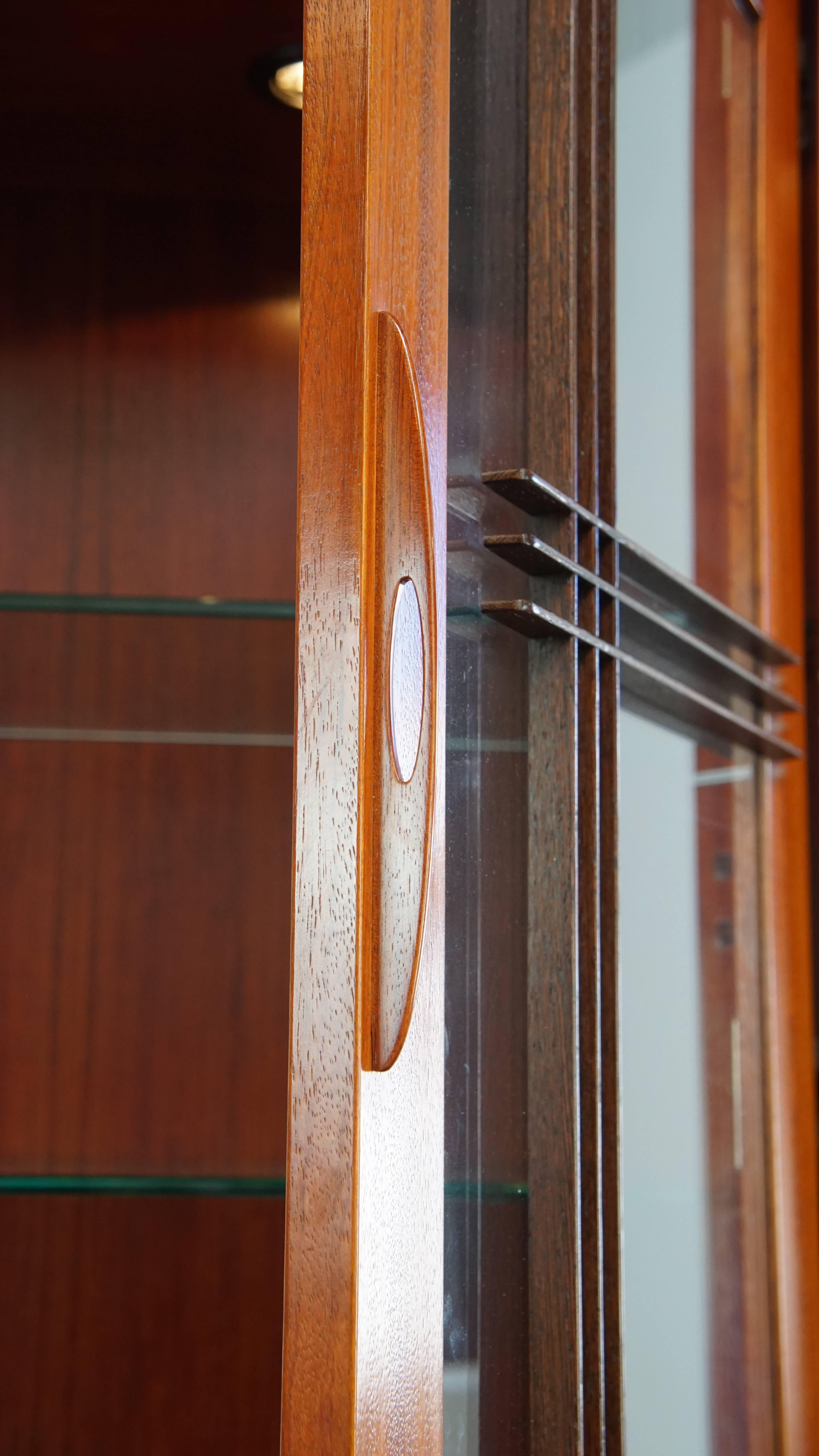 Schuitema Art Deco Vitrine mit Beleuchtung aus der Decoforma Serie im Angebot 6