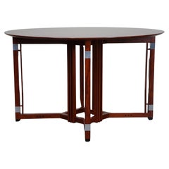 Vintage Schuitema round dining table Art Deco design from the Decoforma series.