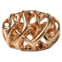 Schullin Wein Bague treillis en or rose