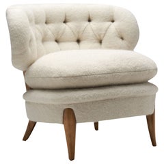 “Schulz” Lounge Chair by Otto Schulz for Jio Möbler Jönköping, Sweden 1940s