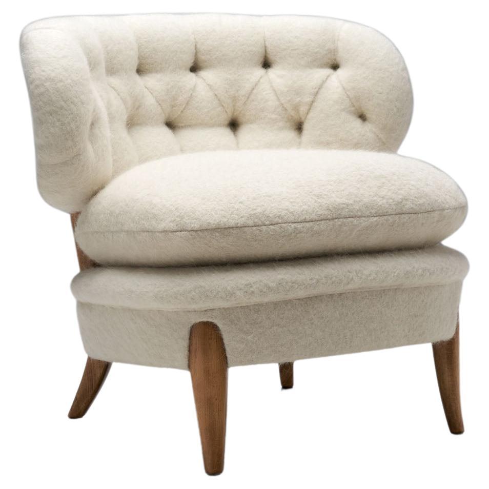 Schulz” Lounge Chair by Otto Schulz for Jio Möbler Jönköping, Sweden, 1940s  For Sale at 1stDibs