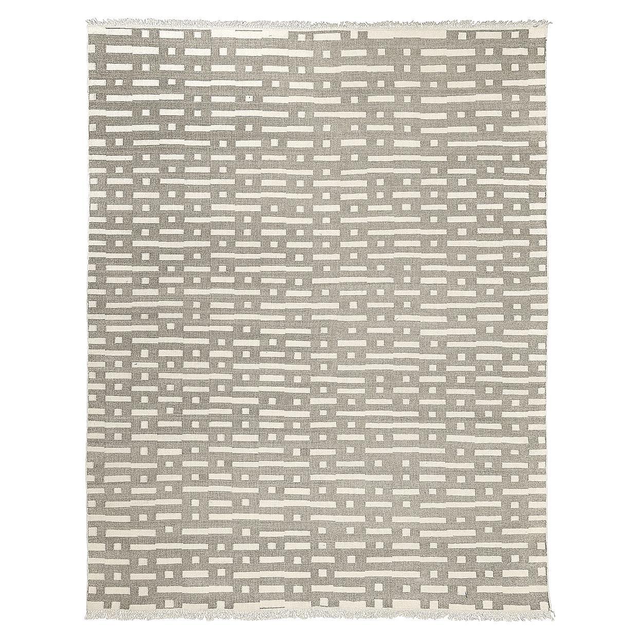 Schumacher Abstract Ikat 9' x 12' I/O Rug In Stone