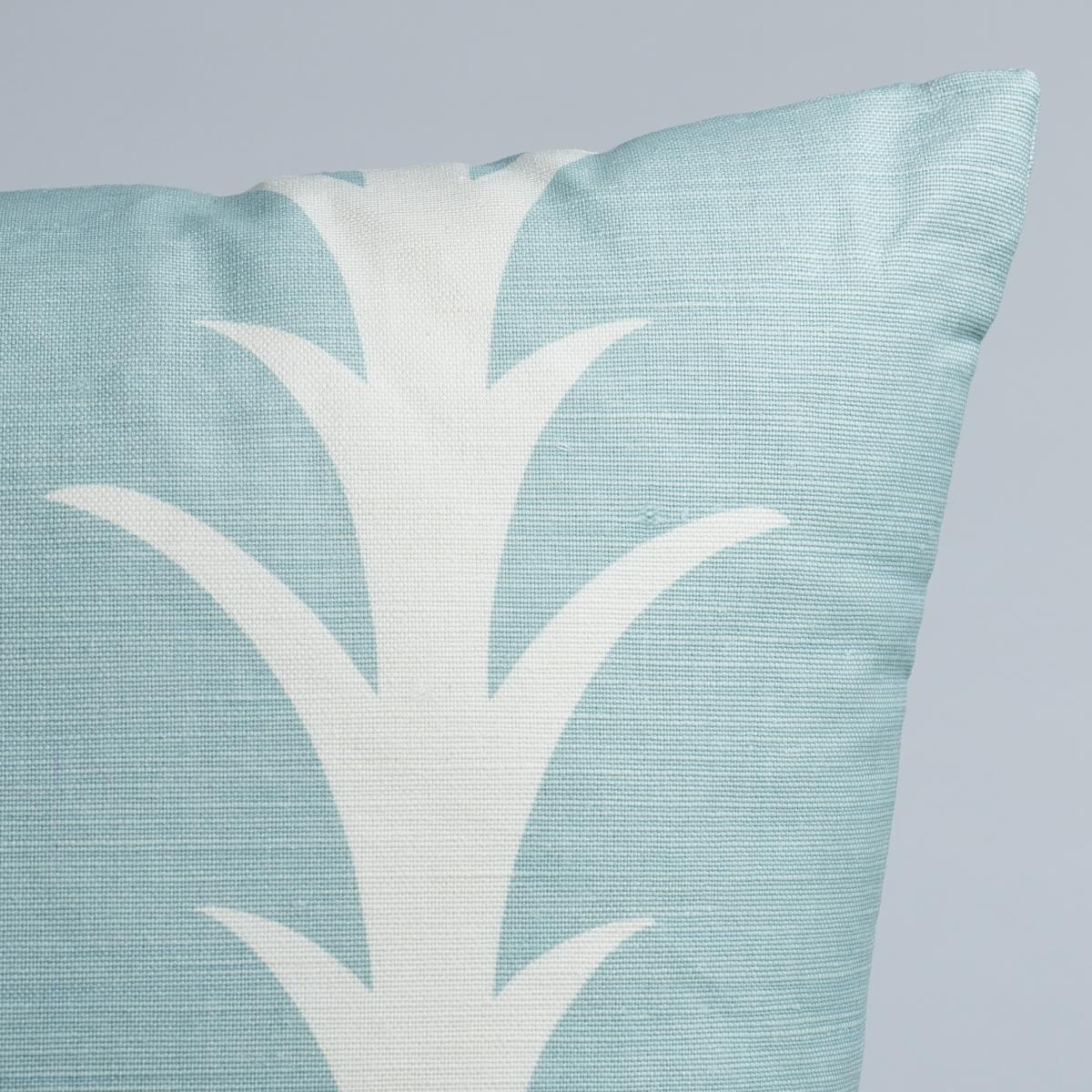 This pillows features Salisbury Chintz. A loose pattern that’s hand-screen printed with no less than 12 colors for a gorgeously layered effect; this graceful, chic floral is old-fashioned in the best possible way. Pillow is finished with a welt in