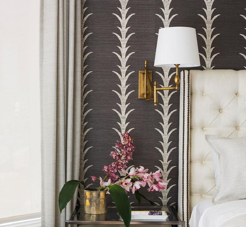 acanthus stripe wallpaper
