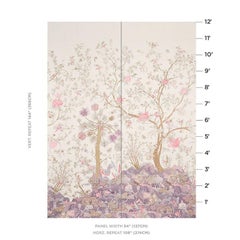 Schumacher Amaltas Wallpaper Mural in Document