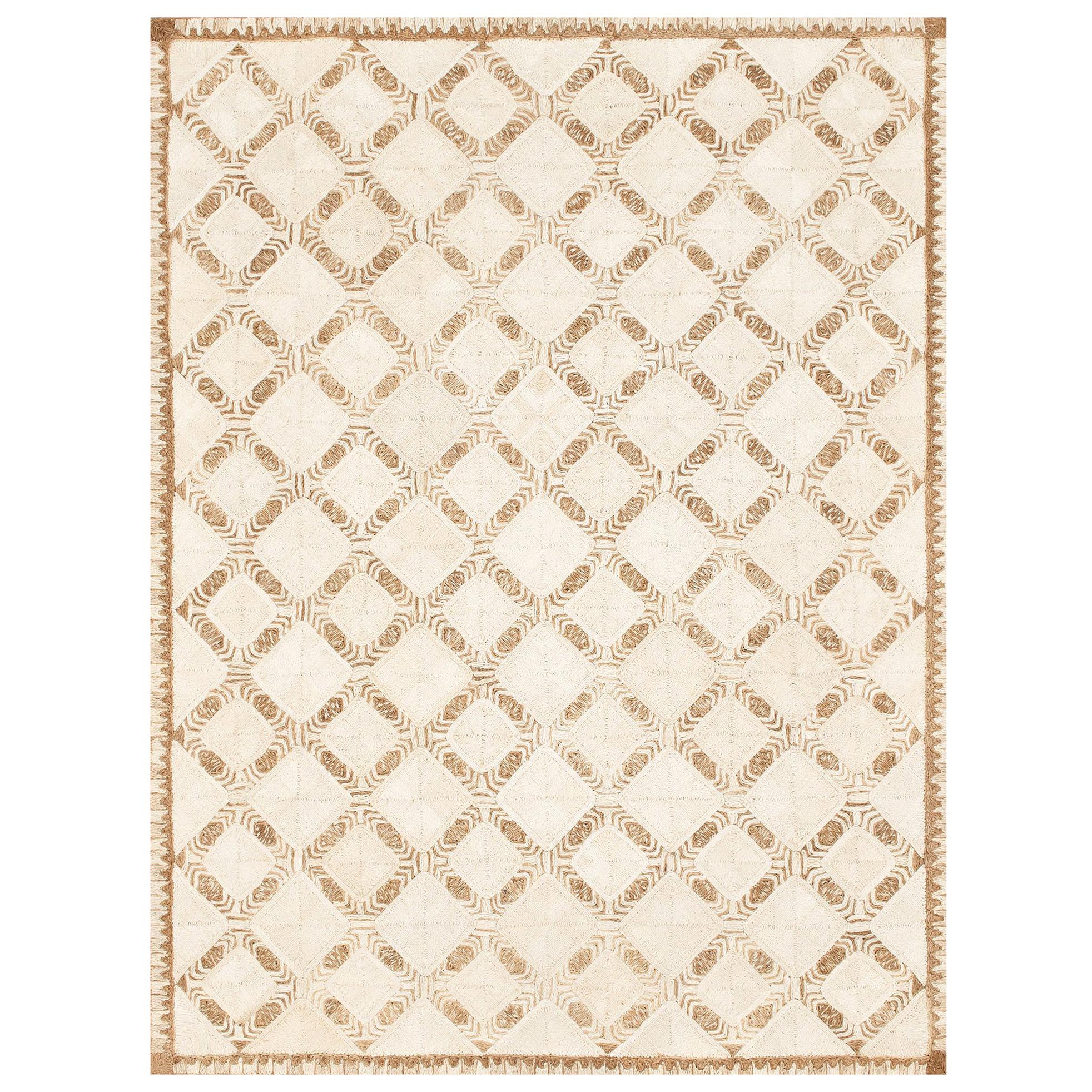 Schumacher Amare Area Rug in Handwoven Abaca by Patterson Flynn Martin