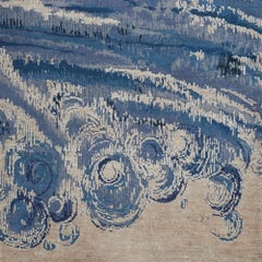 Schumacher Antalya Area Rug in Hand Knotted Wool Silk by Patterson Flynn Martin