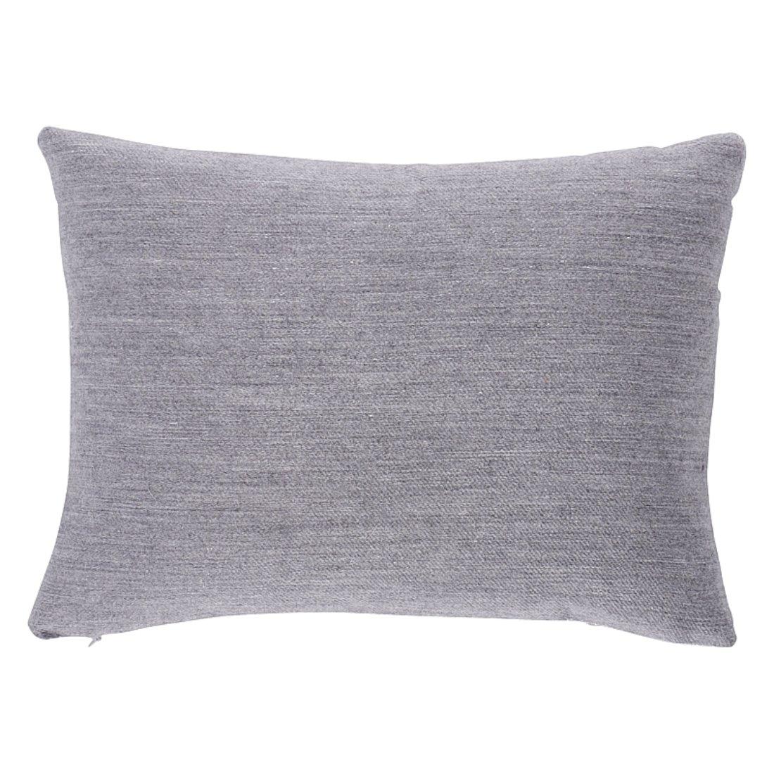 This pillow features Argento with a knife edge finish. Woven at an Italian fashion mill, this double-faced cashmere has a metallic sheen on one side. Its sumptuous hand and silky drape make it the ultimate expression of sophistication. Pillow