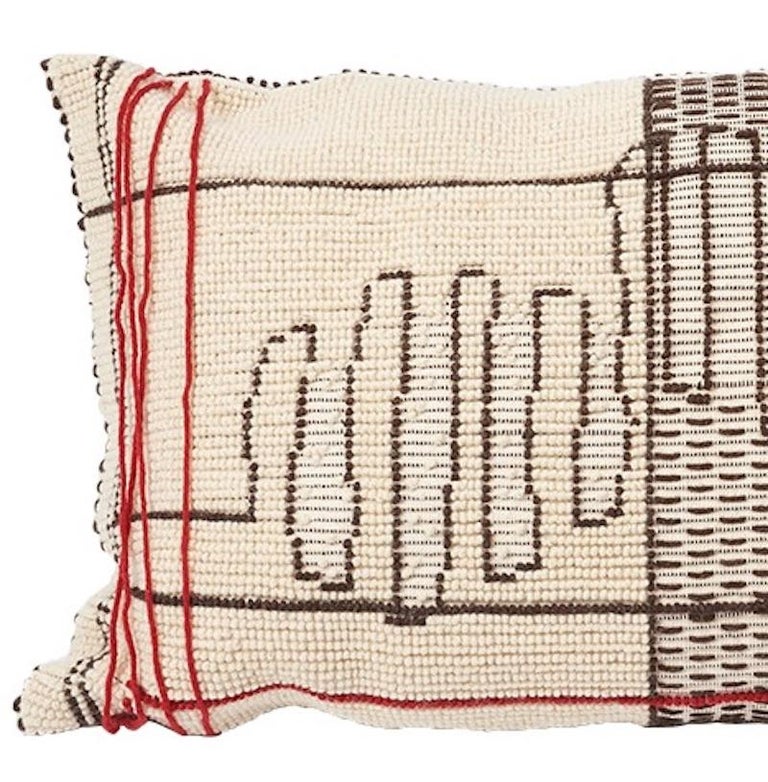Schumacher Artigianale Italian Handwoven Cactus Red 47 Oversized
