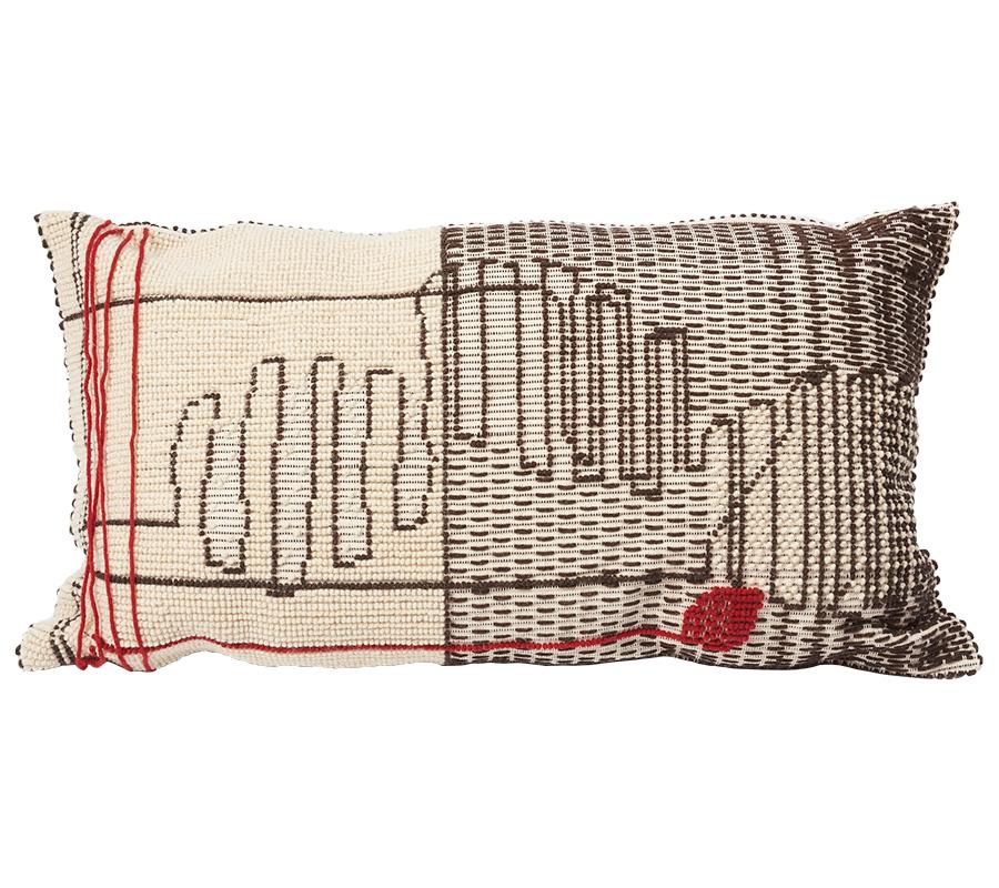 Modern Schumacher Artigianale Italian Handwoven Cactus Red 47