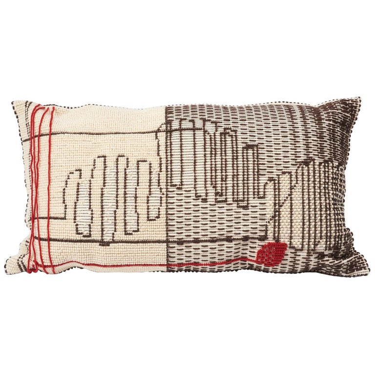 Schumacher Artigianale Italian Handwoven Cactus Red 47 Oversized