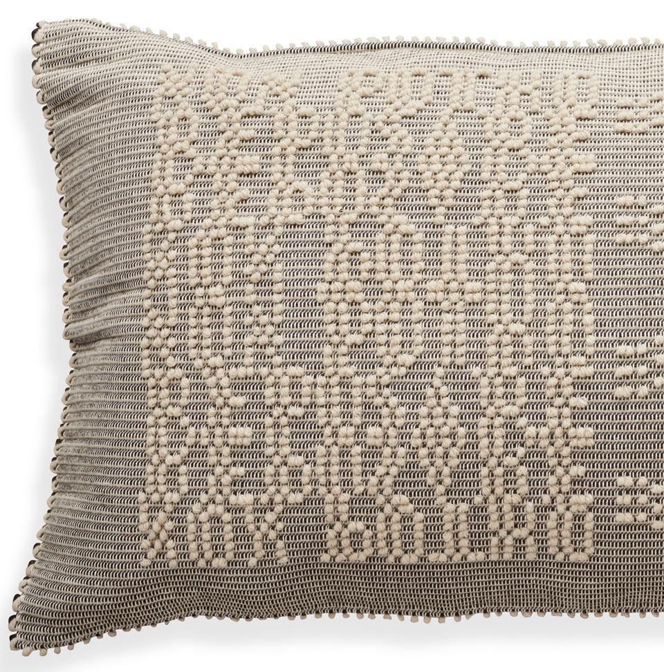 These custom pillows in our Artigianale collection are a marriage of old world craftsmanship and modern design sensibility. Handwoven and crafted in Italy using traditional weaving techniques, these Sardinian pillows are a study in texture that