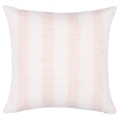 Schumacher Attleboro Ikat 22" Pillow in Blush