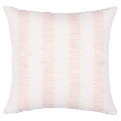 Schumacher Attleboro Ikat 22" Pillow in Blush