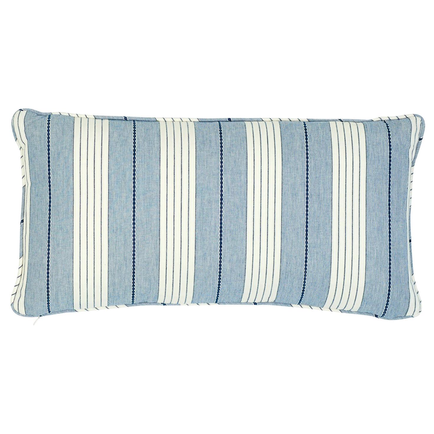 Large Garden Stripe Pillow By Antoinette Poisson 100 Cotton At 1stdibs