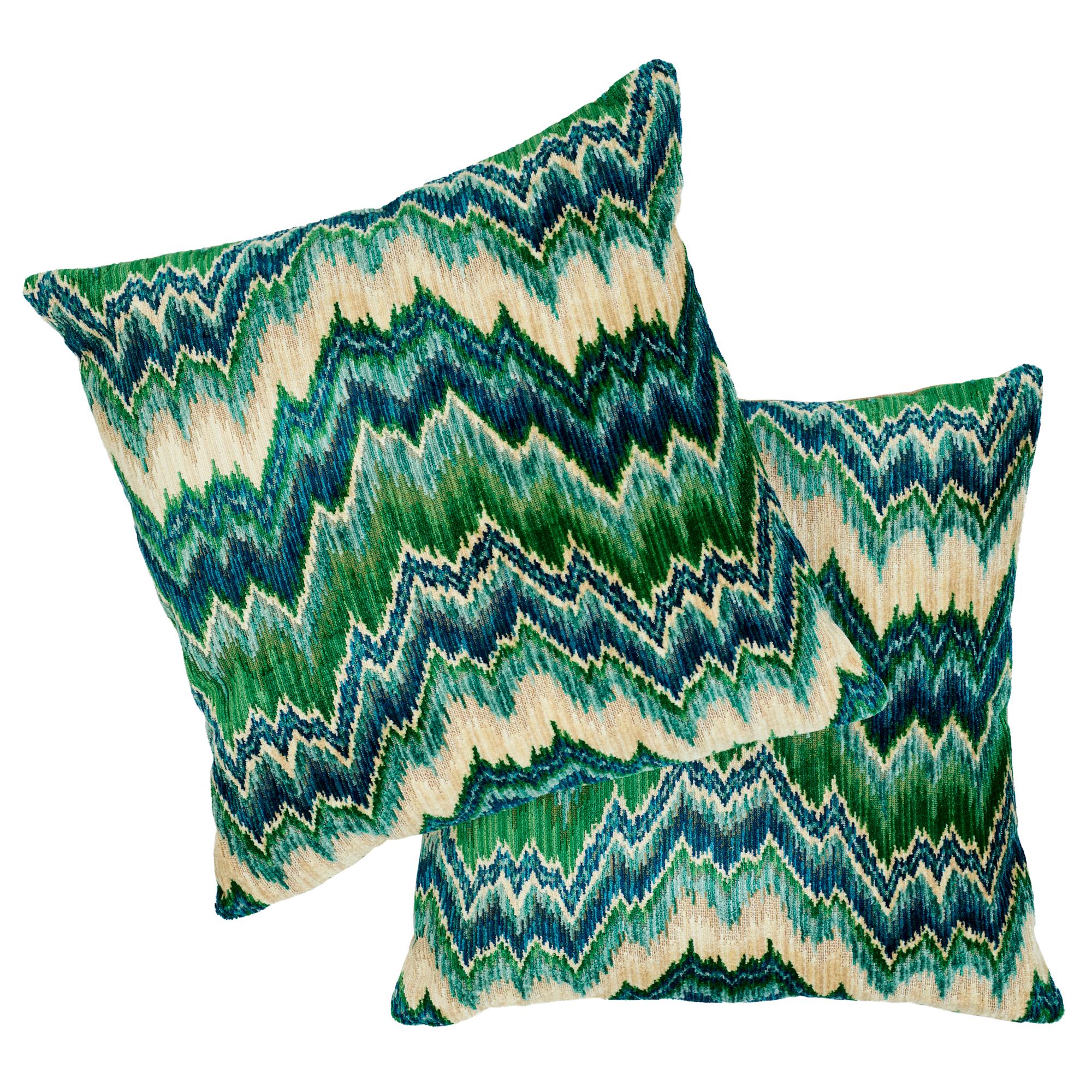 flame stitch fabric