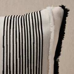 Schumacher Billy I/O in Black 24 x 12" Pillow