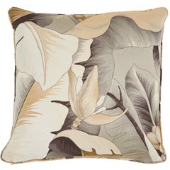 Coussin à deux faces en bronze Botanico de Schumacher