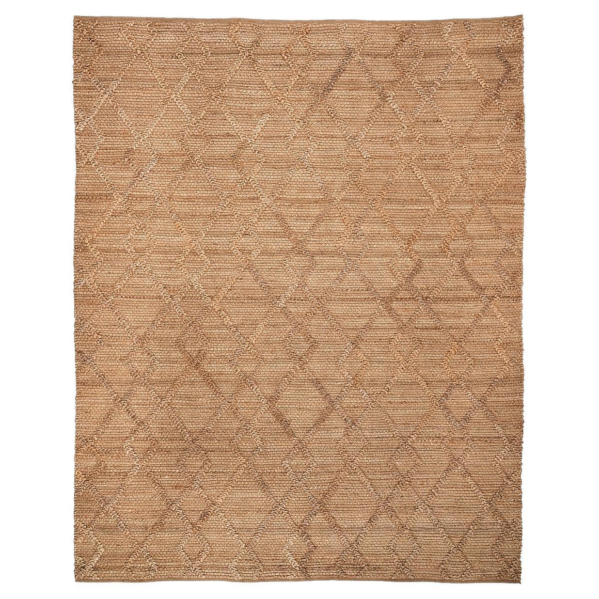 Schumacher Branson 8' x 10' Jute Rug In Natural For Sale