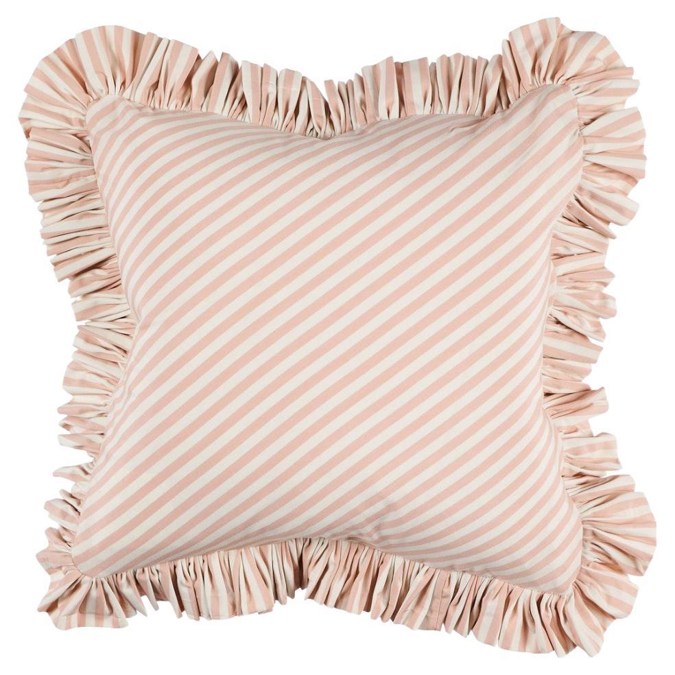 Schumacher coussin Brigitte à rayures de 35,5 cm en vente