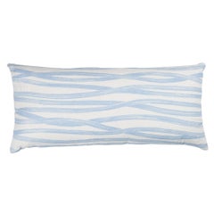 Coussin Schumacher "Brushstrokes 30"" en ciel