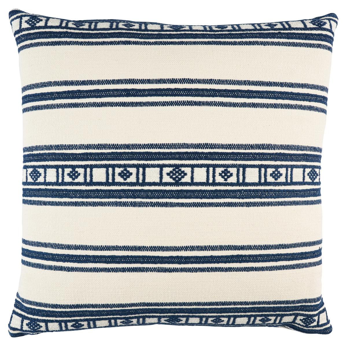 Schumacher Buena Vista 22" Pillow in Indigo